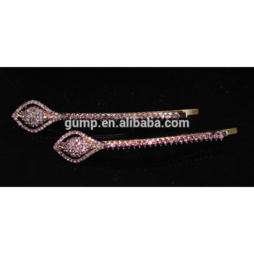 2015 Neue glänzende Strass Bobby Pin Crystal Metal Barrettes